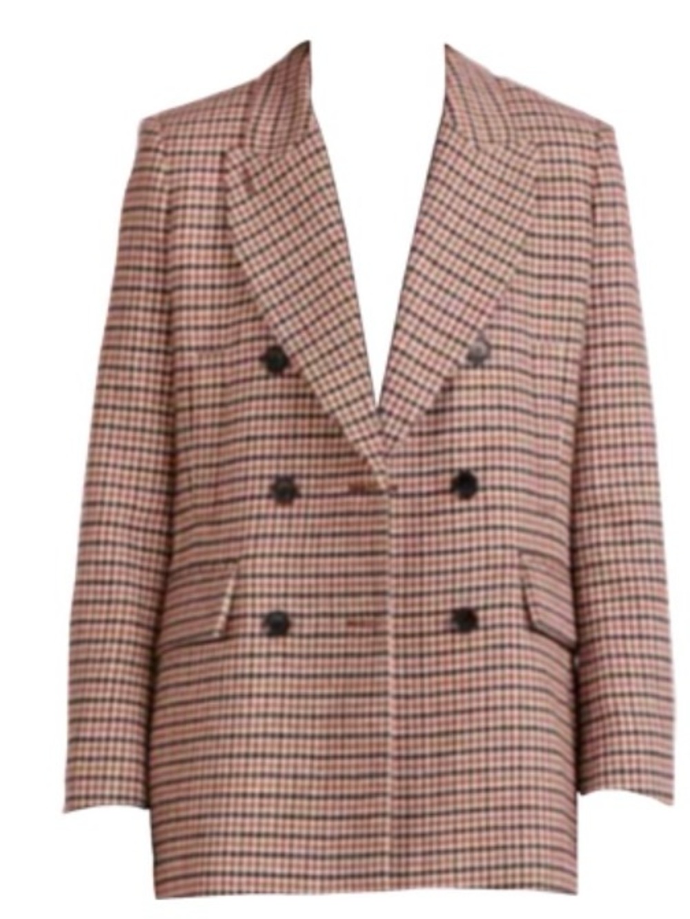 Derek Lam 10 Crosby Houndstooth double breasted blazer